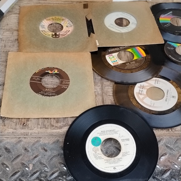 Vinyl 45 RPM Record Collection - Black(35 Total - Picture 3 of 8